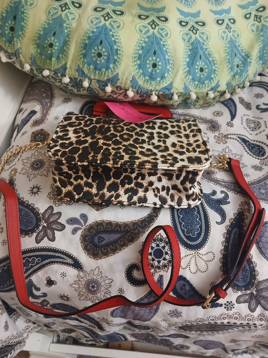 Betsey Johnson Leopard Print Handbag