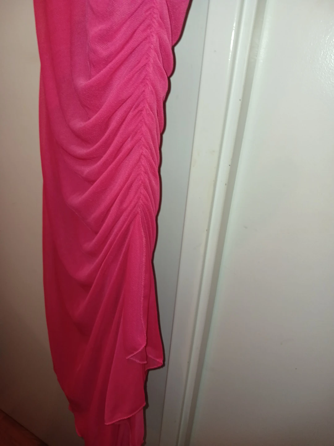 NWT Hot pink halter party dress NEW 🏈 - photo 5