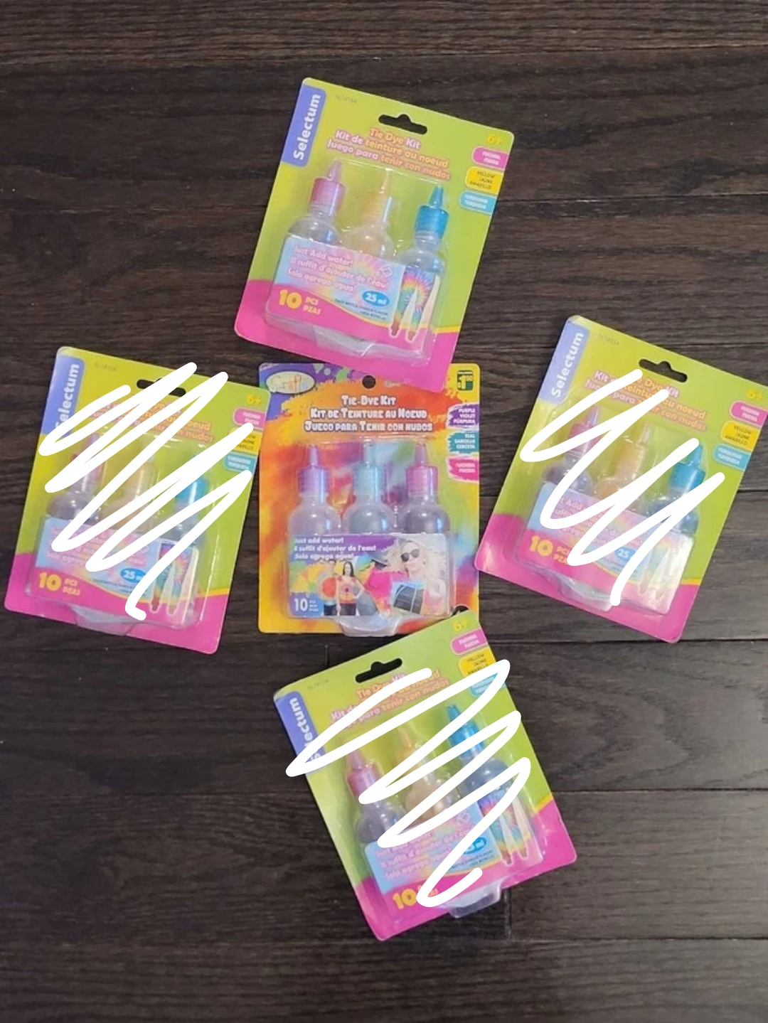 Tie dye kits-- 2 left