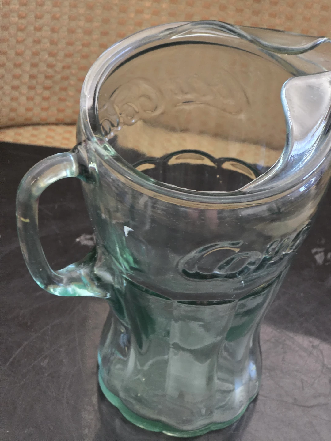 Coca cola vintage 64 oz glass pitcher - photo 2