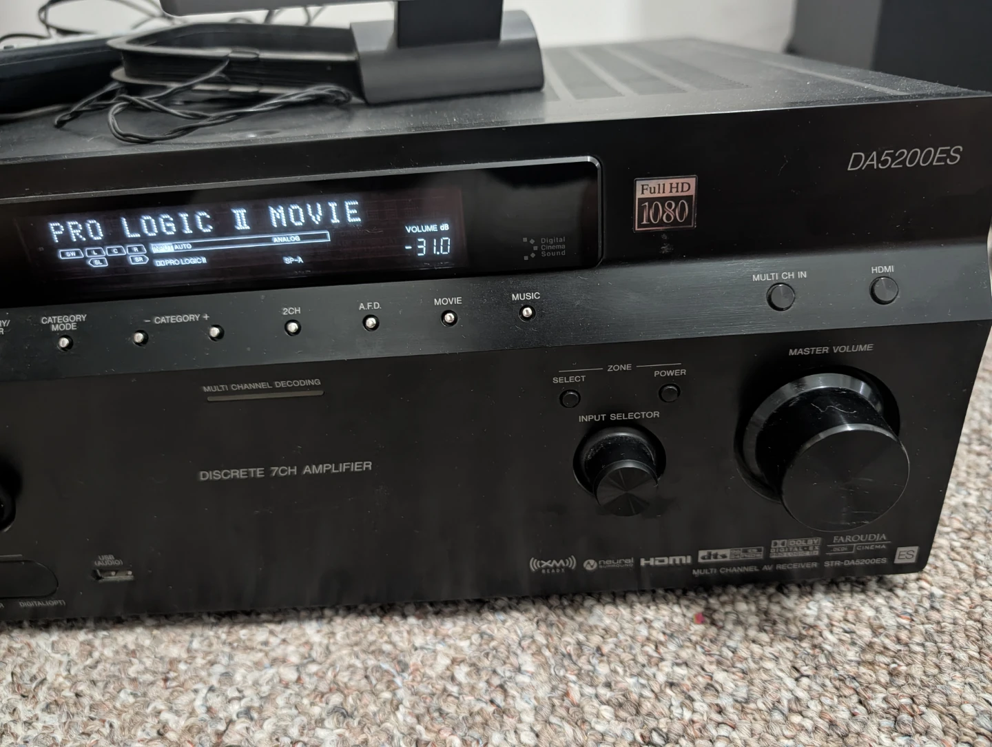 Sony STR-DA5200ES 7.1 Channel AV Receiver - photo 3