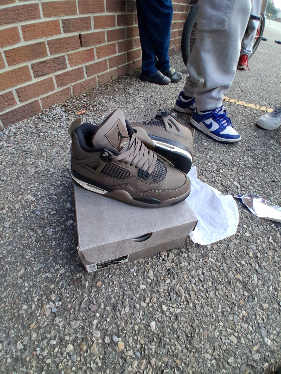 Air Jordan 4 Retro OG GS Cave Stone - photo 2