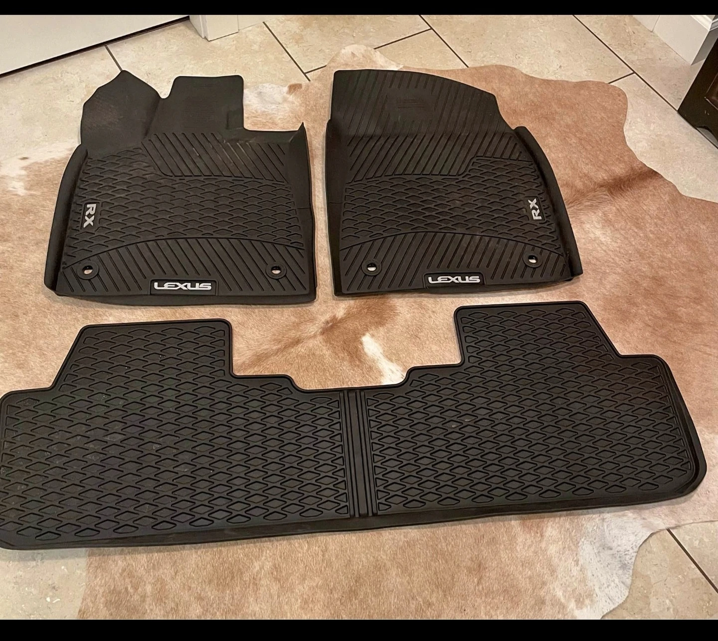 Lexus RX 350  Oem All-Weather Floor Mats and cargo liner