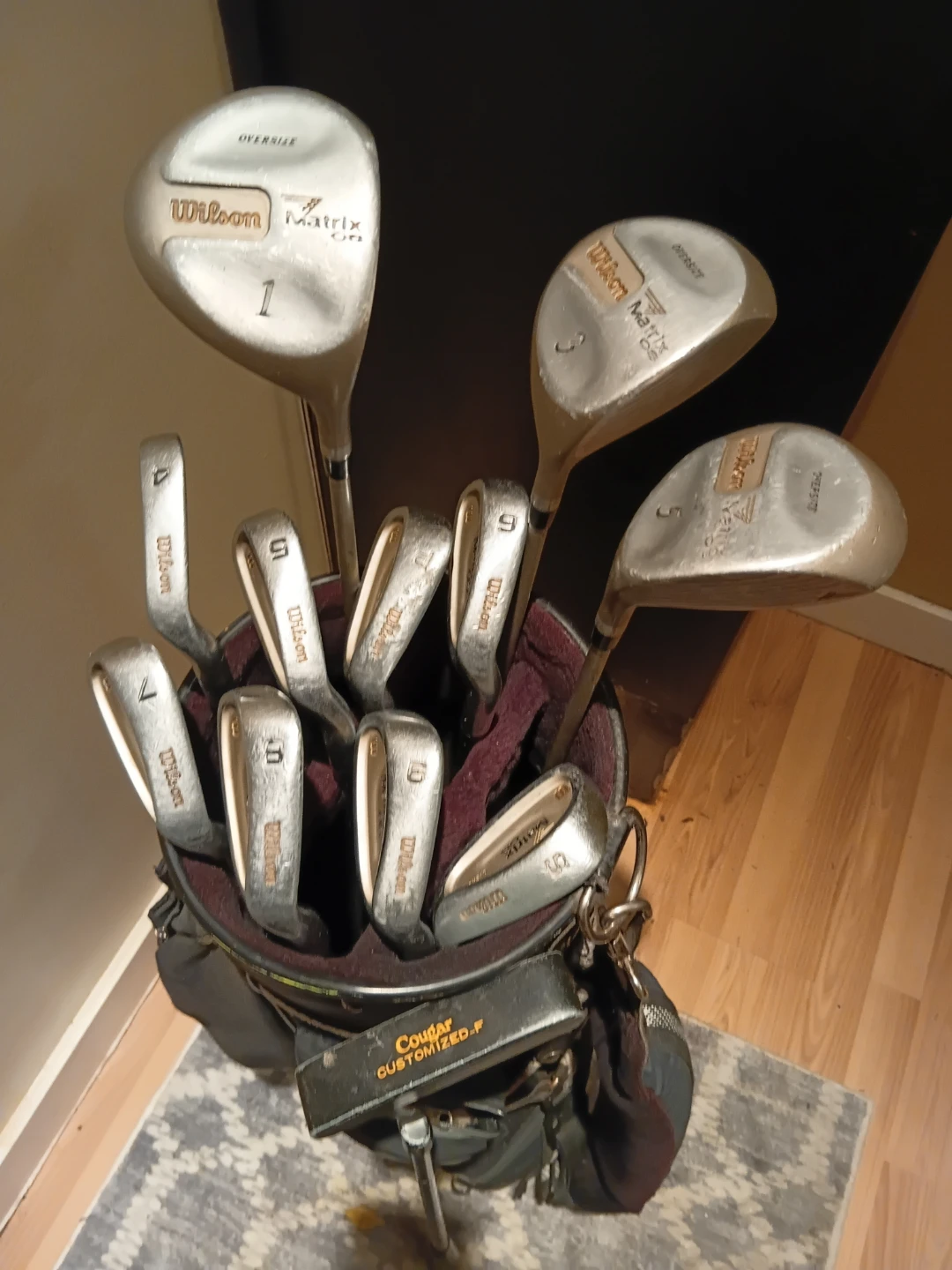Set of Mens Right Hansed Wilson Matrix OS Golf Clubs & Bag - photo 2