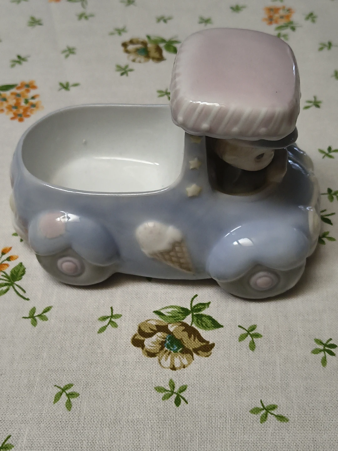 Precious Moments Porcelain Ice Cream Truck Figurine