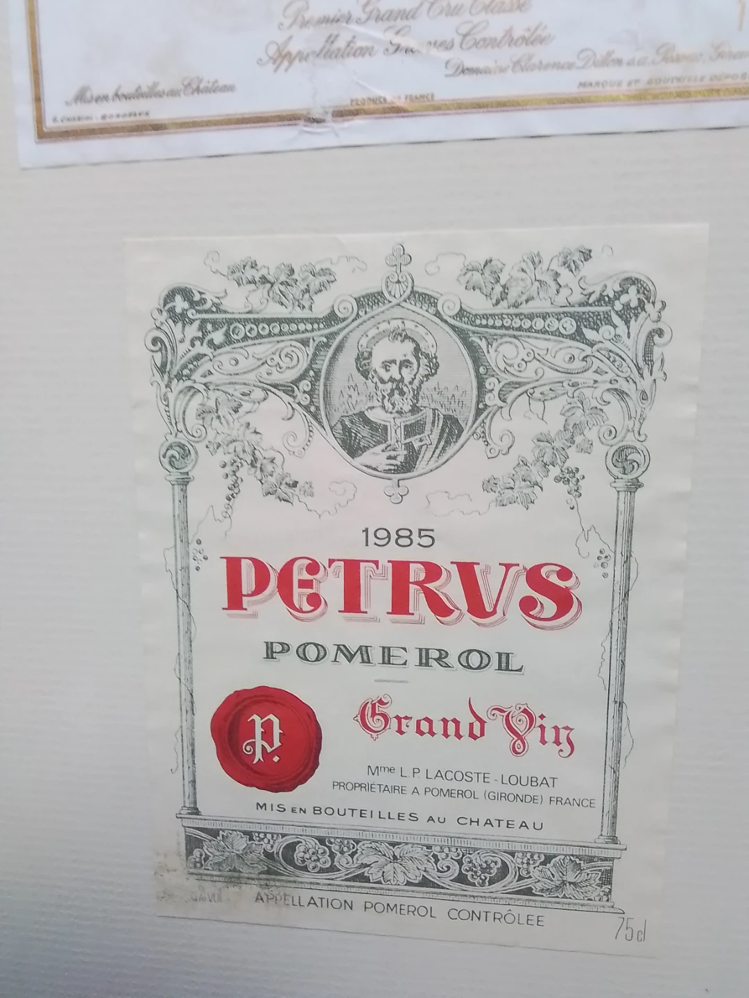 Rare Vintage Bordeaux Wine Labels (1964–1985) - photo 5