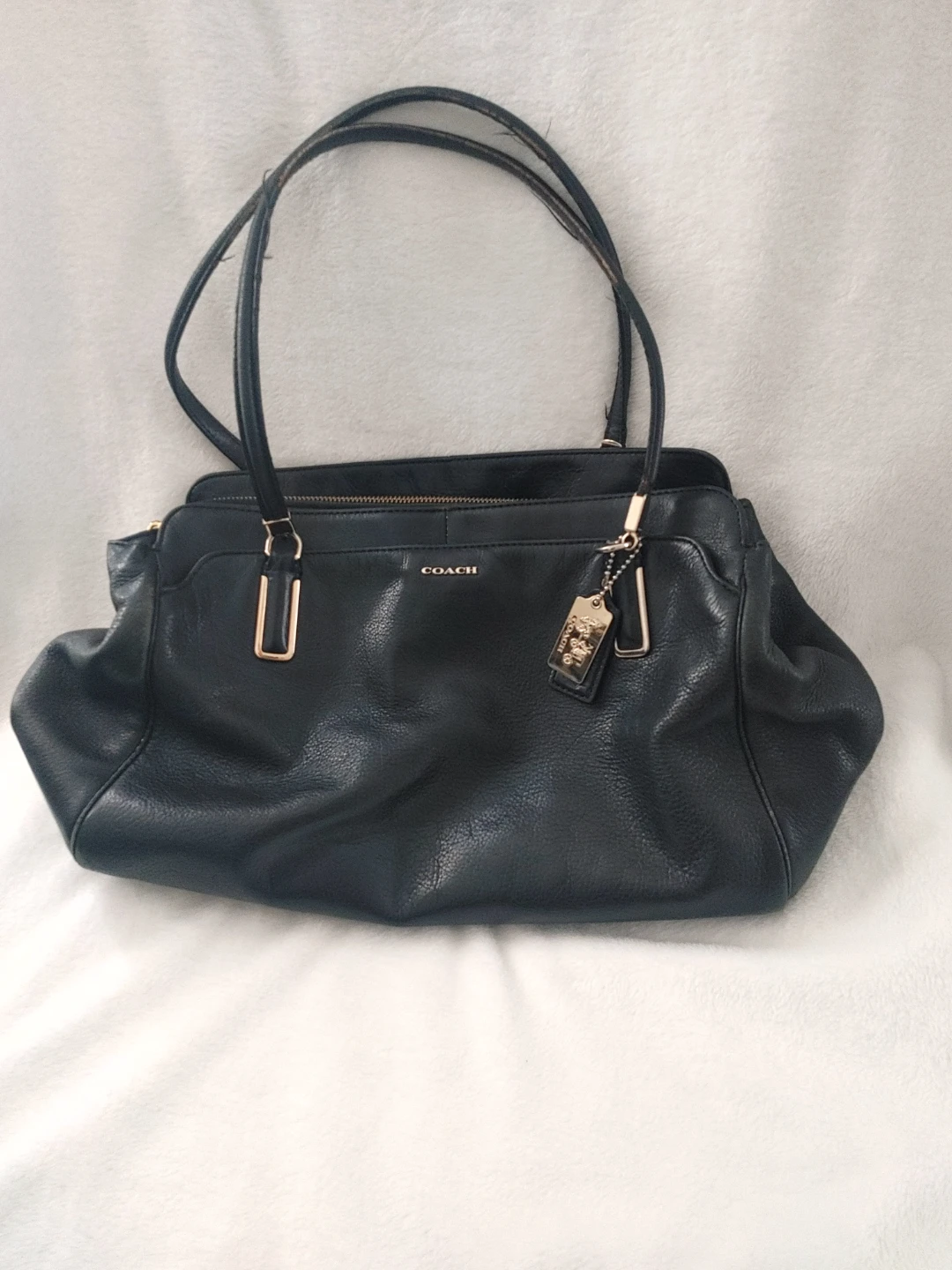 COACH Black Leather Handbag