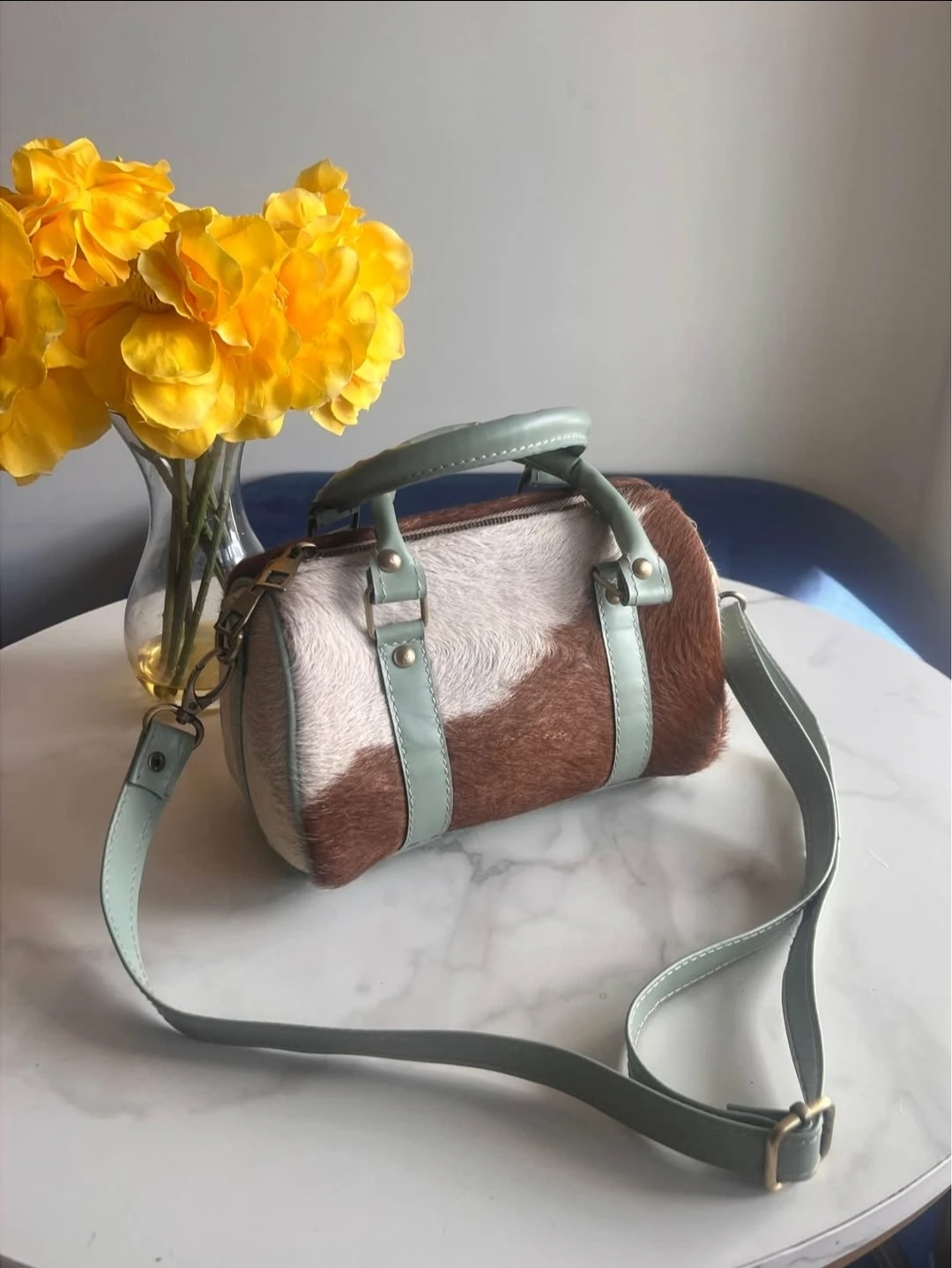 Cowhide Barrel Bag - photo 5