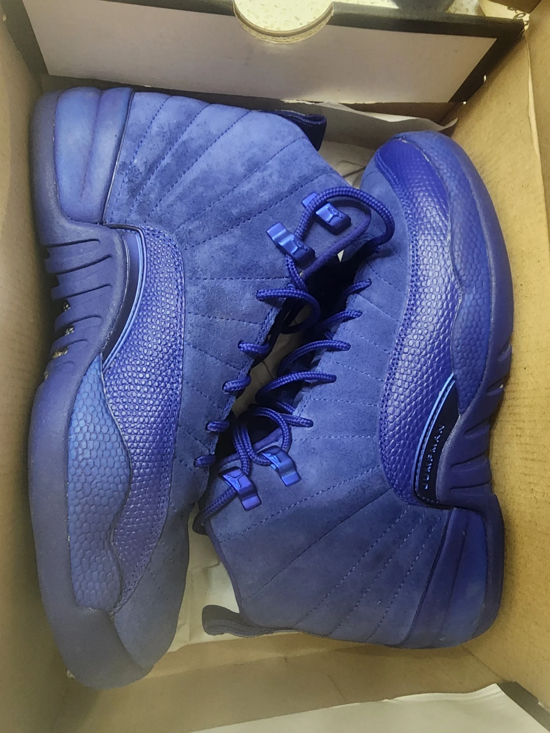 Air Jordan 12 Retro Deep Royal Blue Size 6.5Y - photo 2