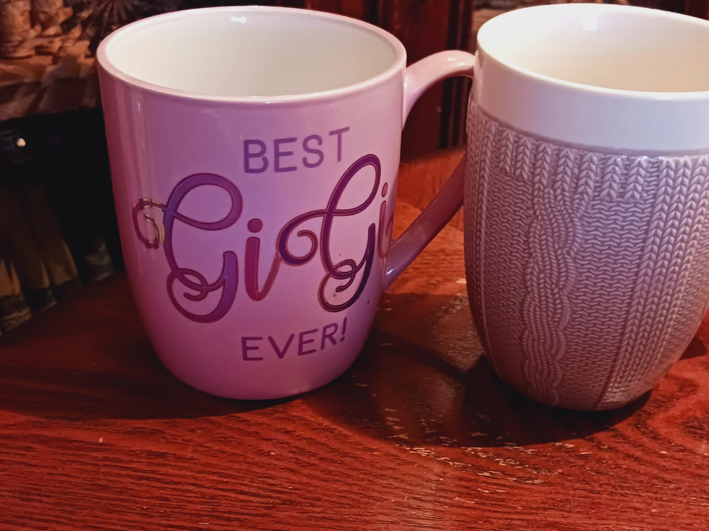 $3 EACH !!  2 × Decorative Coffee Mugs. New. - photo 3