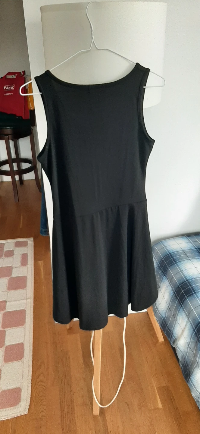 Zsiibo black button-front sleeveless dress - photo 3