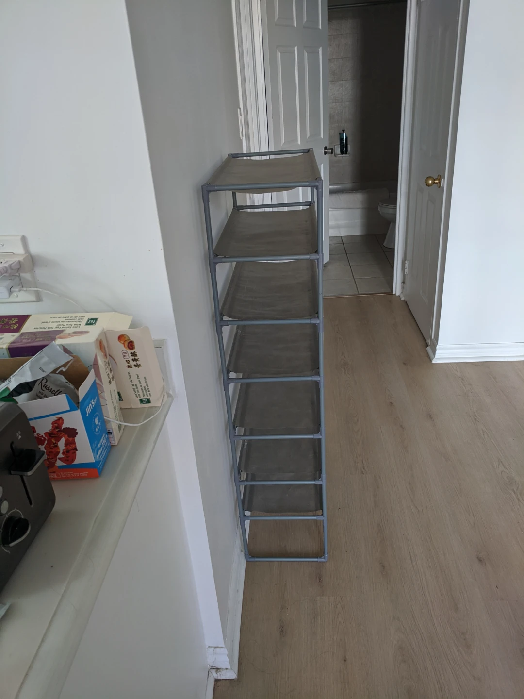 7-Tier Grey Shoe Rack - photo 2