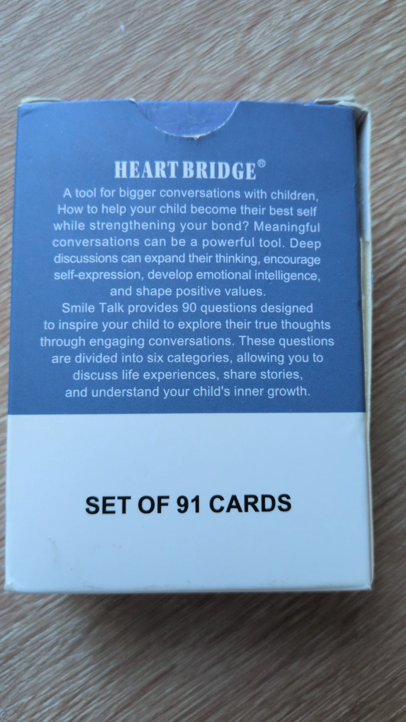 Heart Bridge Smile Talk Conversation Cards - photo 2