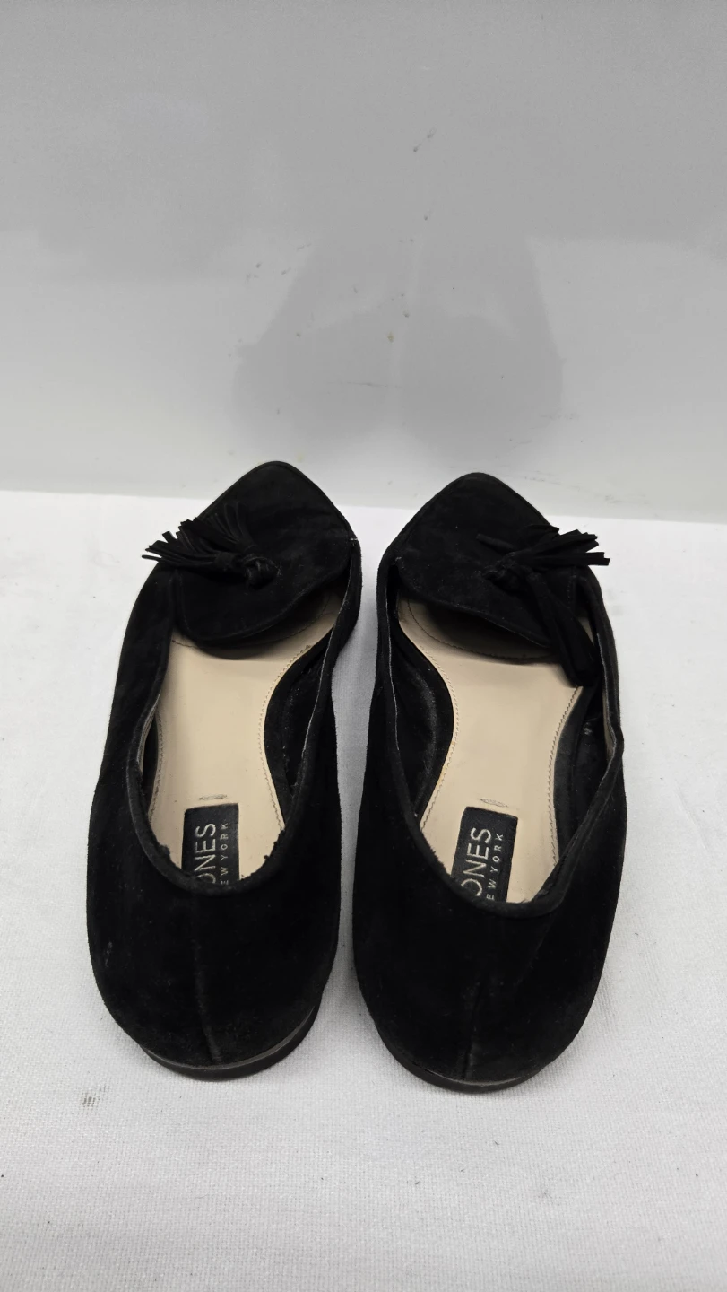 Jones New York Women's 9 Black Pointed Toe Tassel Loafer Flats - photo 3