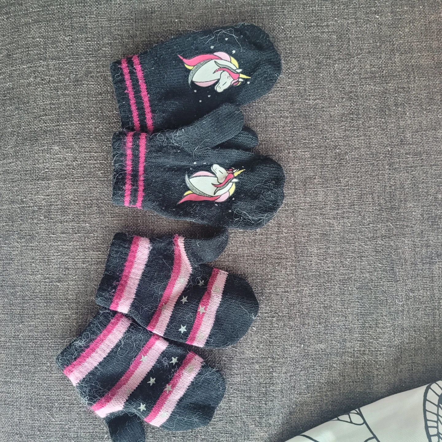 Two Pairs of Kombi toddler Mittens