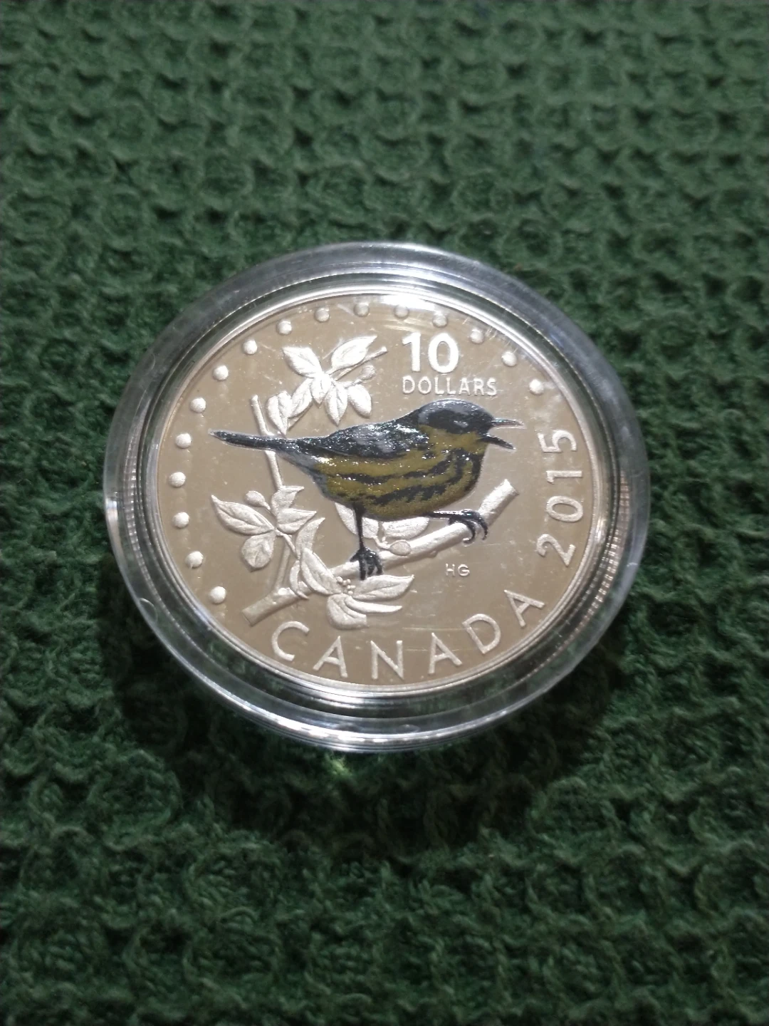 2015 Canada Baltimore Oriole 10 Dollar .999 Silver Coin KM#A1888 - photo 2