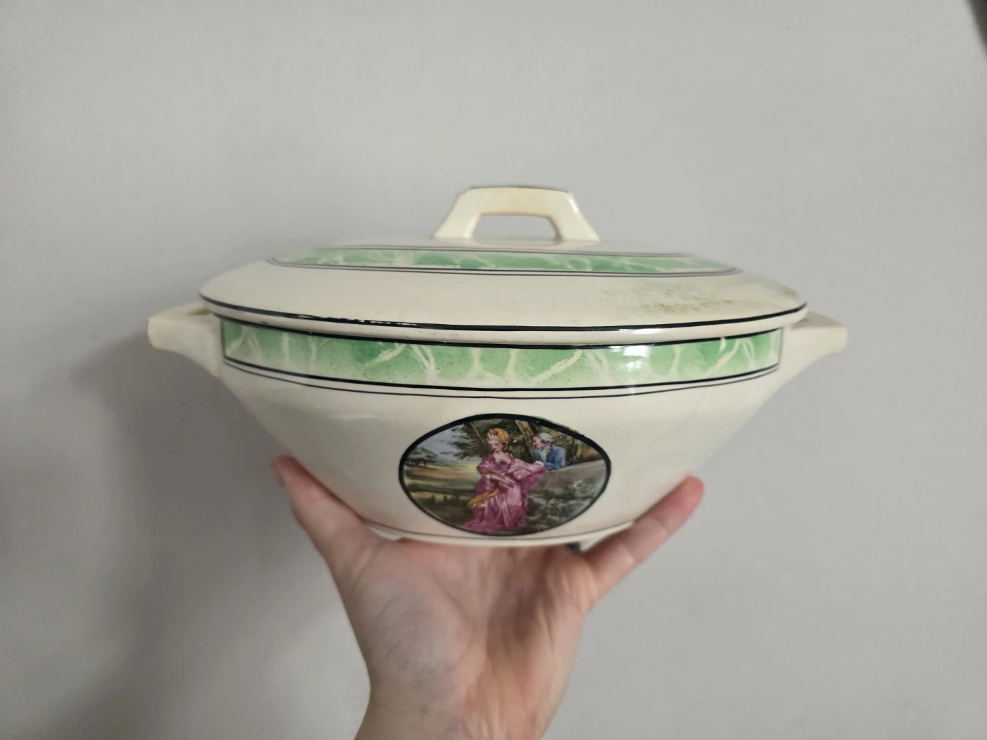 Vintage Ceramic Tureen with Lid