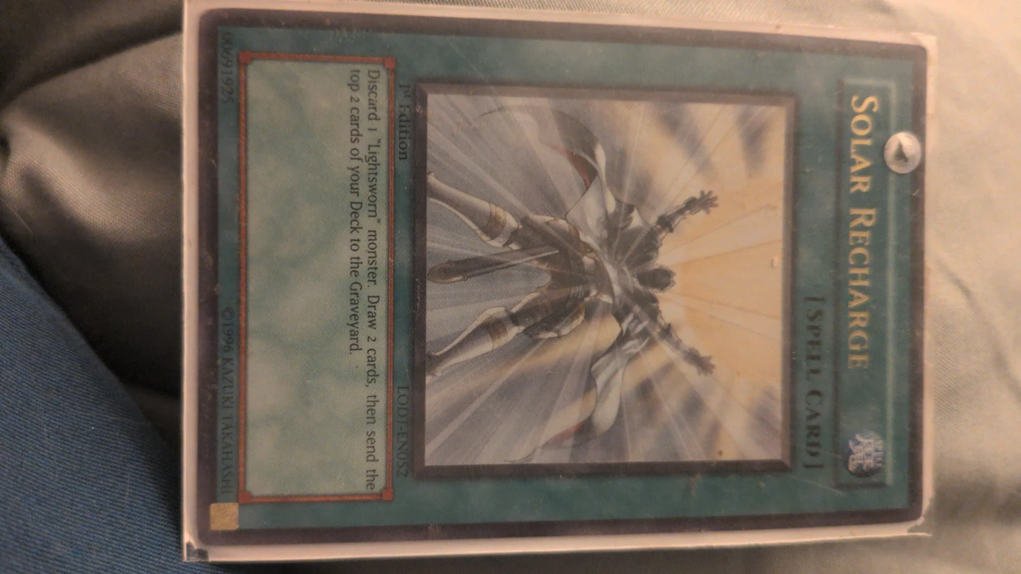 Yu-Gi-Oh! Solar Recharge LODT-EN052 1st Edition Card