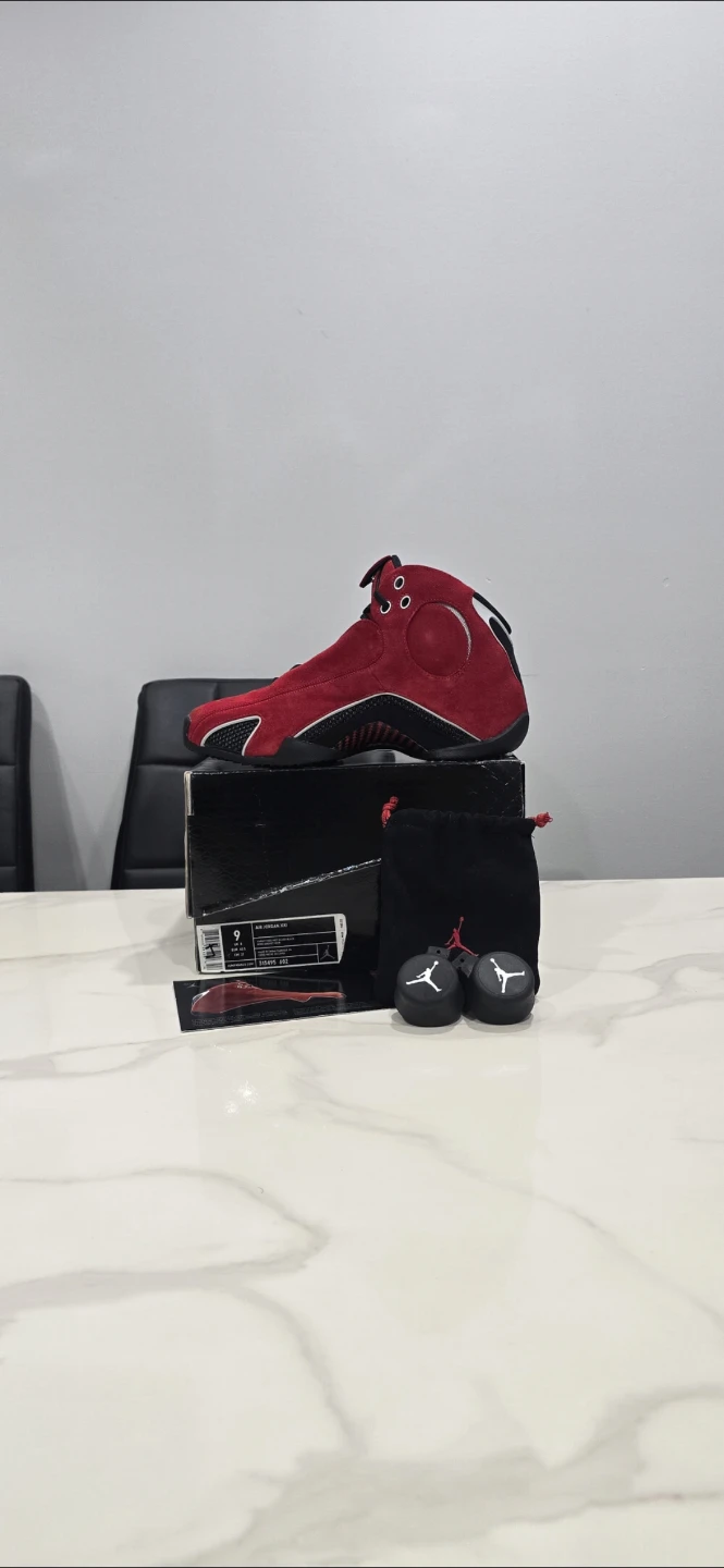Air Jordan 21 toro red suede size 9 - photo 3