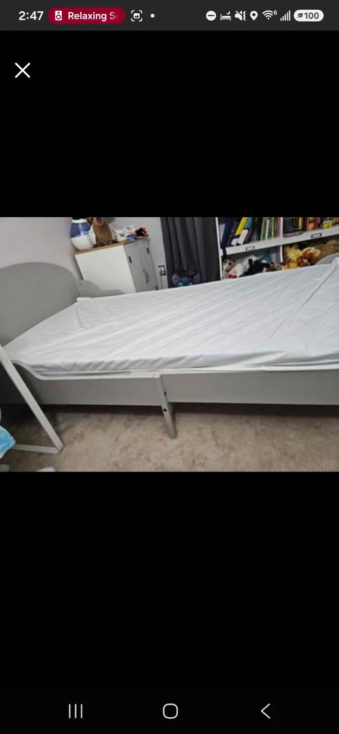Ikea Trogen adjustable bed frame with TWIN mattresses - photo 5