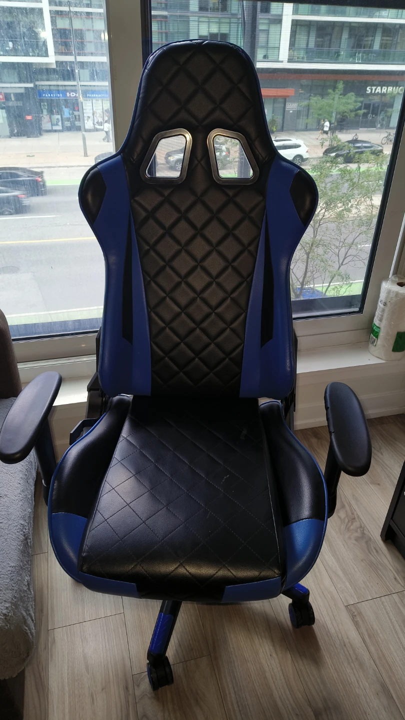 Blue and Black Gaming Chair - photo 2