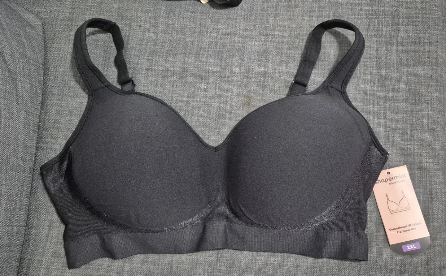 Shapermint Essentials Sweetheart Wireless Contour Bra 2XL - photo 3