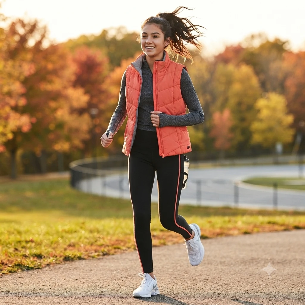 Aéropostale Quilted Puffer Vest – Coral / Size S