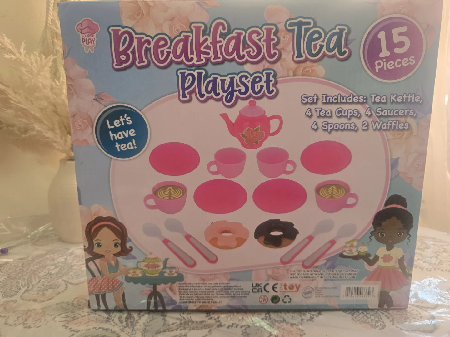 Gourmet Play Breakfast Tea Playset 15 Pieces - photo 2