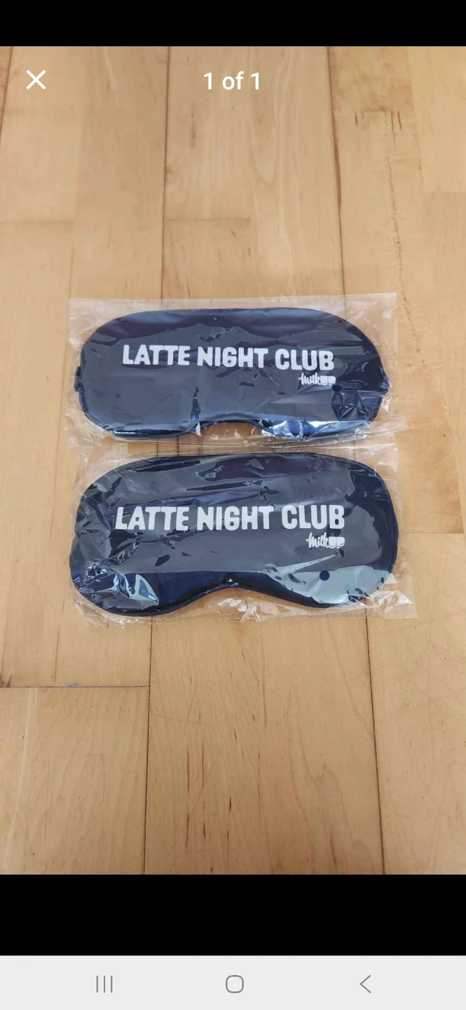 Navy Milk Up Satin Silk Eye Masks, Blindfolds