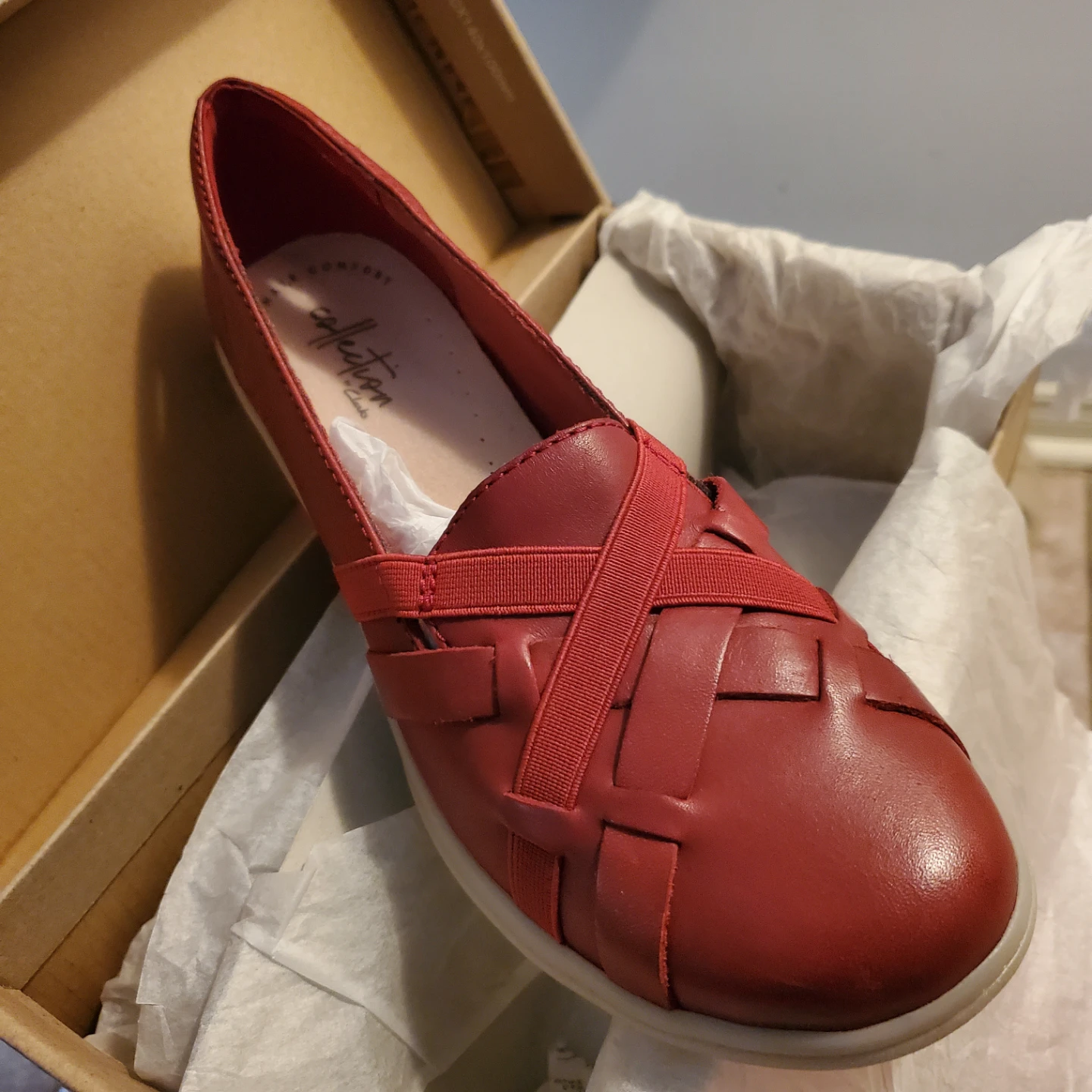 NEW Clarks Women's Genuine Leather Shoes 6.5M (EUR 37)