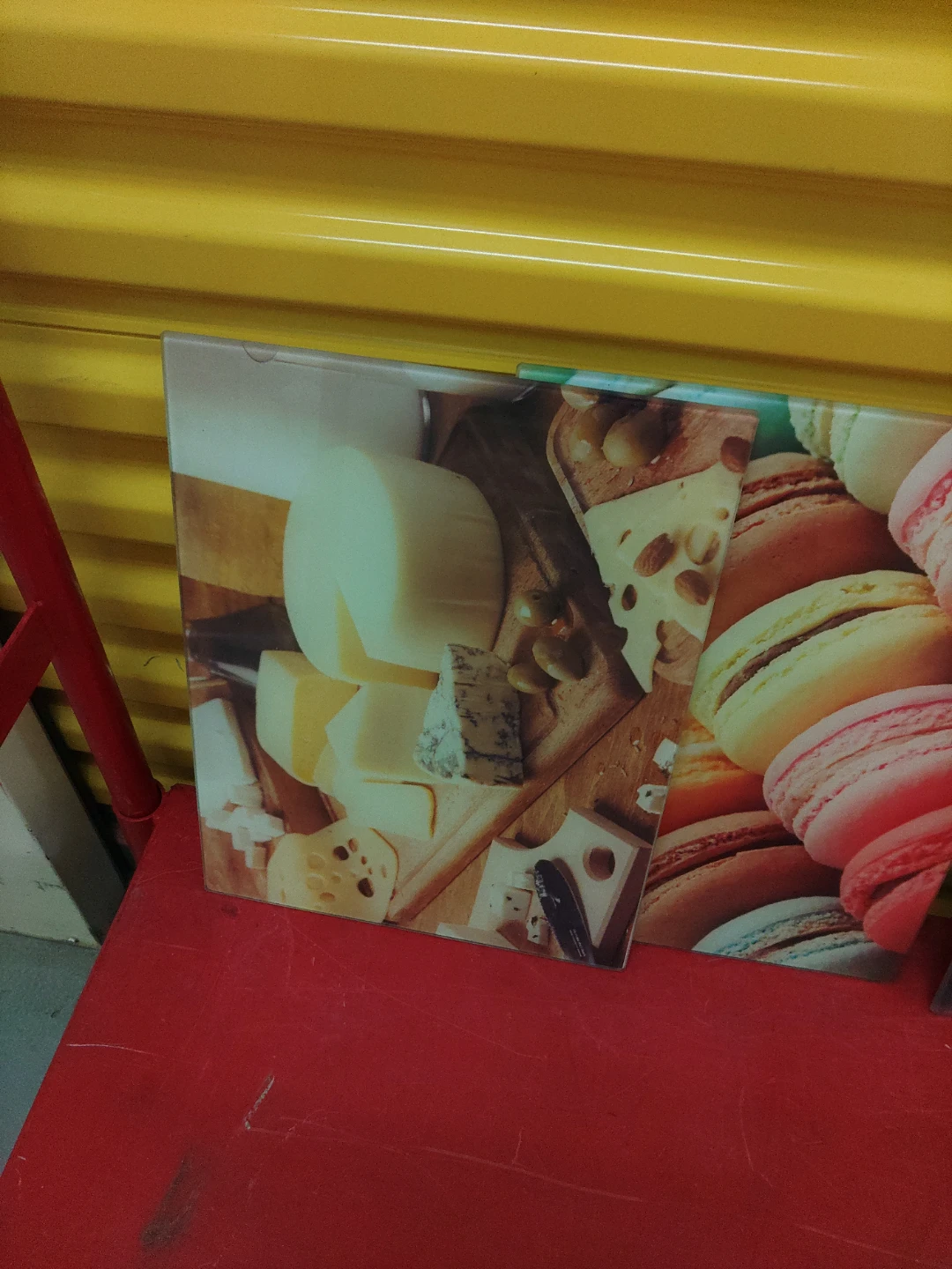 Glass Board with Food Prints 40$ for all 5 pieces - photo 2