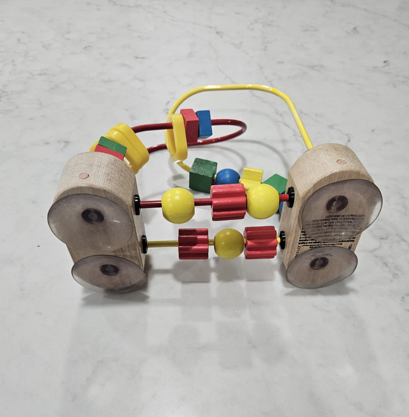 Wooden Bead Maze Toy with Suction Cups - photo 2