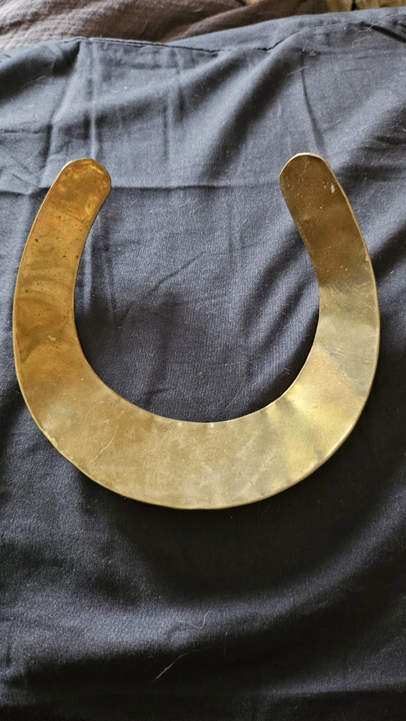 Vintage Brass and Copper Collar Necklace - photo 2