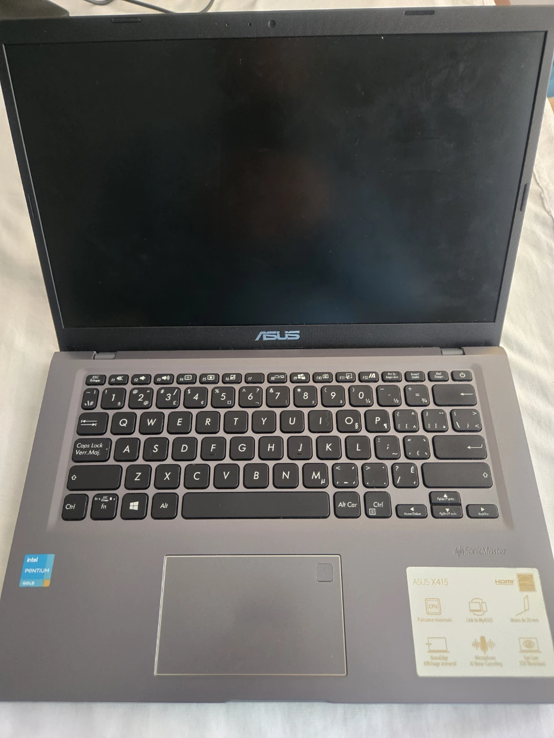 ASUS X415 Laptop – Not Working – For Parts or Repair