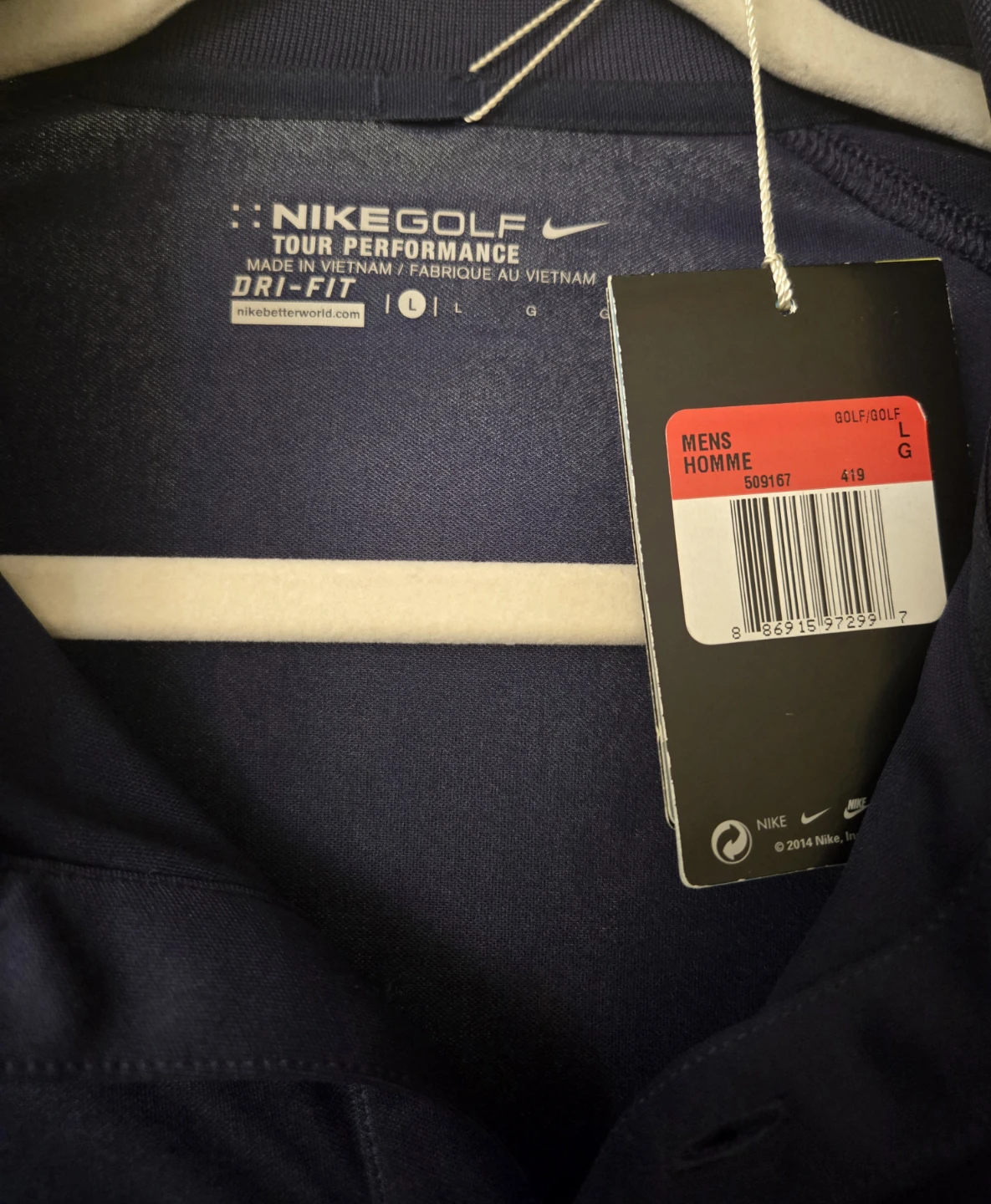 Nike Men's Tour Performance Dri-Fit Golf/Polo.  BNWT. LARGE. - photo 4
