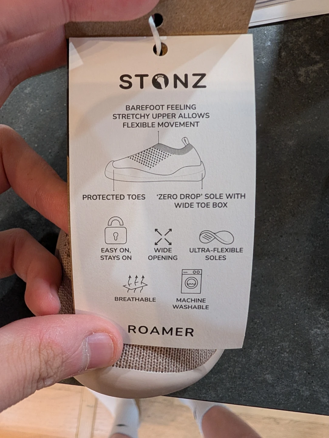 Stonz Roamer Shoes, Dune, Size 7 - photo 3