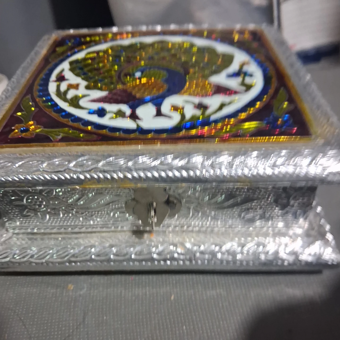 Decorative Peacock Keepsake Box - photo 2