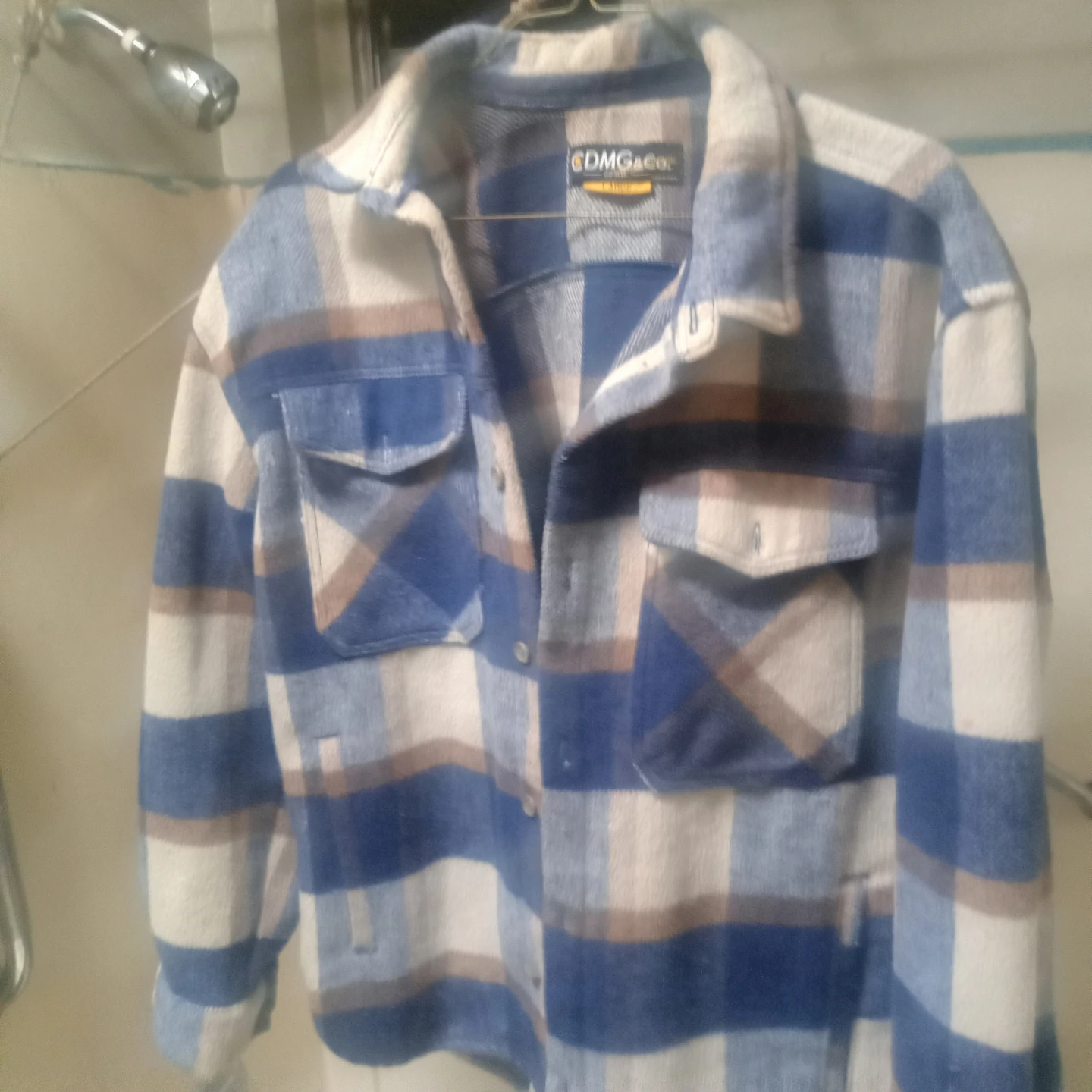 CDMG & Co. Plaid Flannel Shirt Jacket