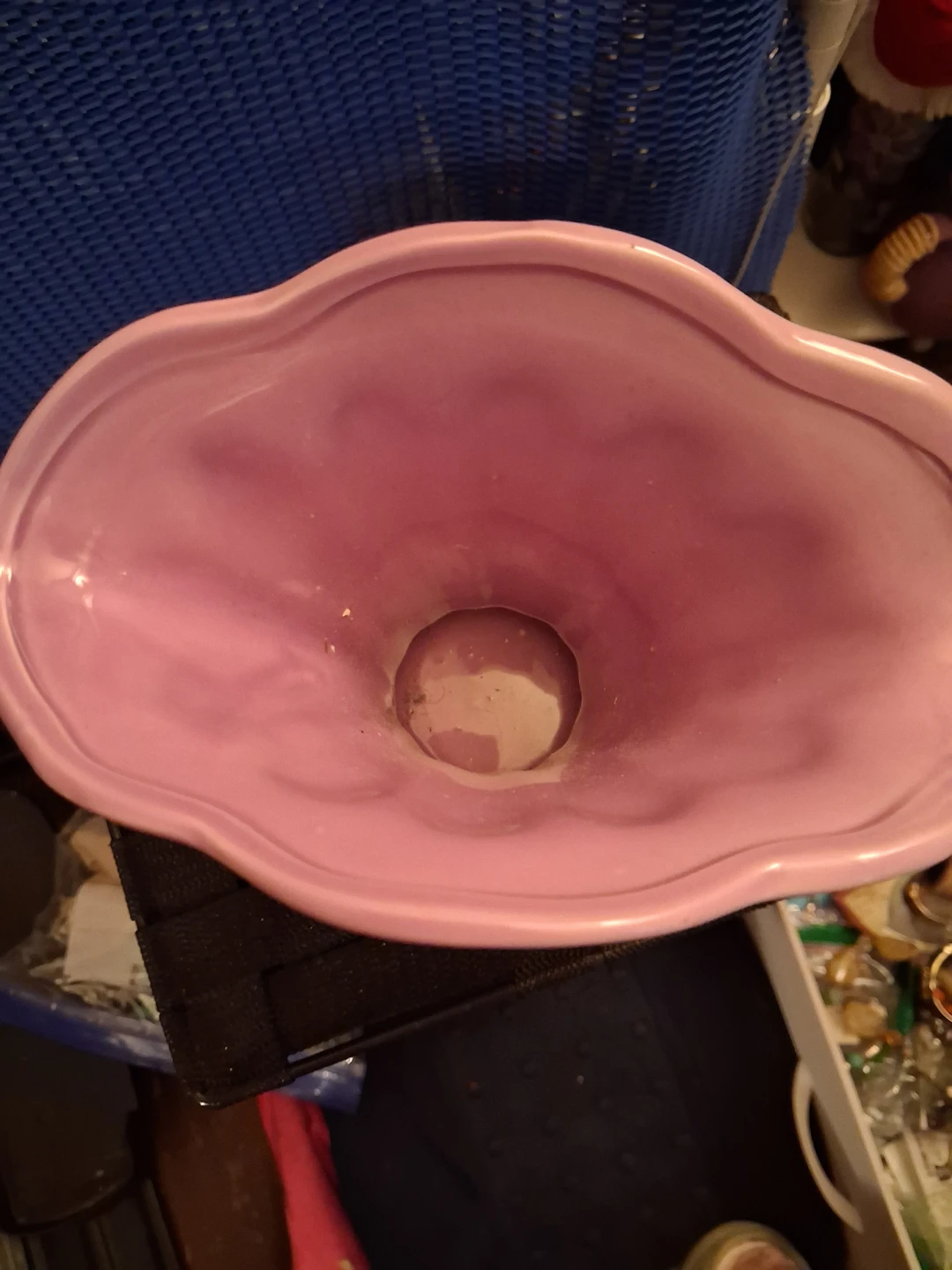 Lavender ceramic  vase - photo 3