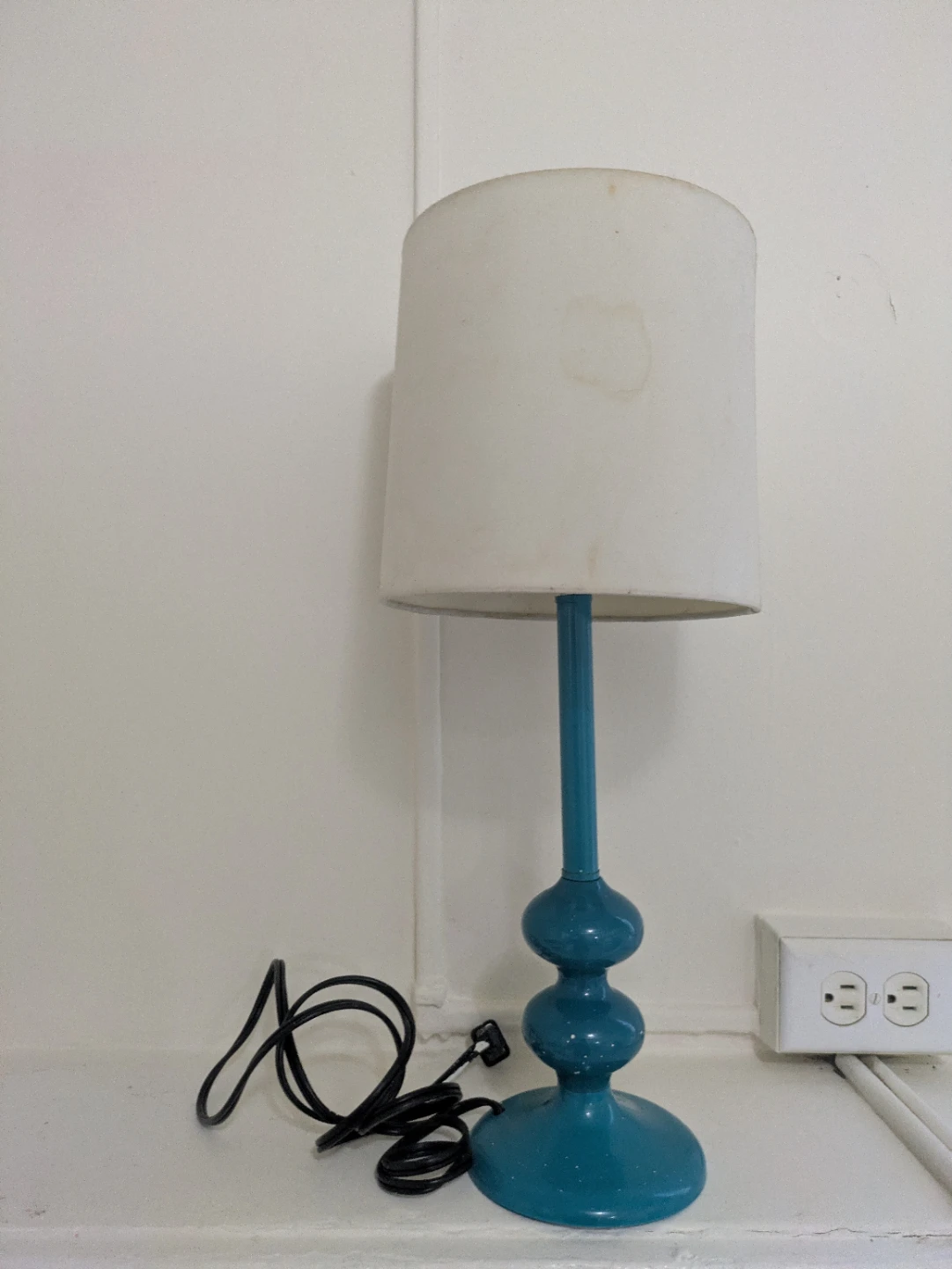 Blue metal table lamp - photo 2