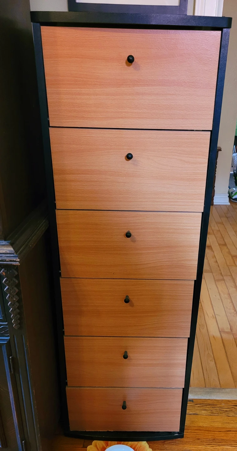 Tall Wooden CD or Shoe Cabinet - photo 3