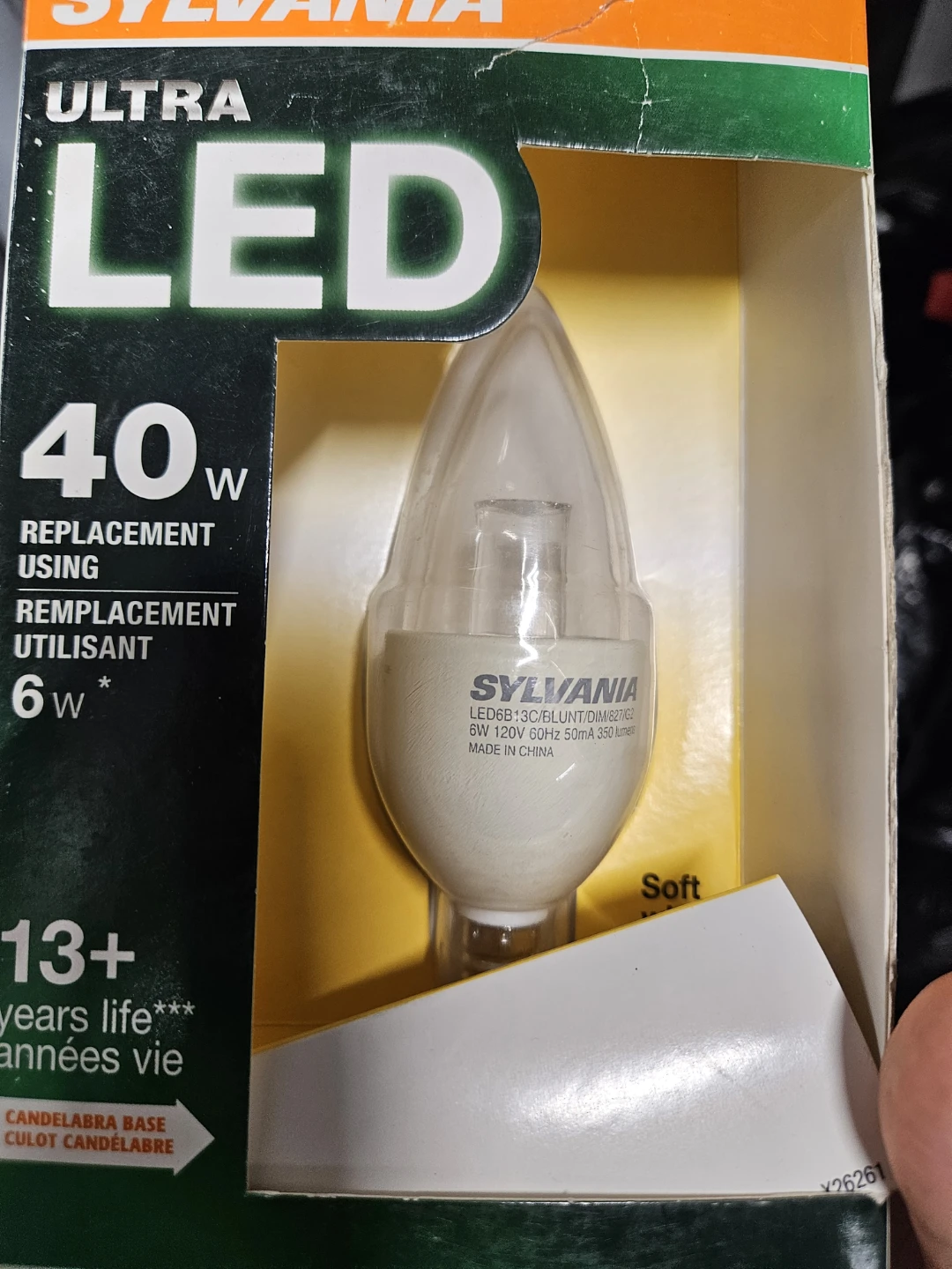 Sylvania Ultra LED Candelabra Bulb – 40W Replacement