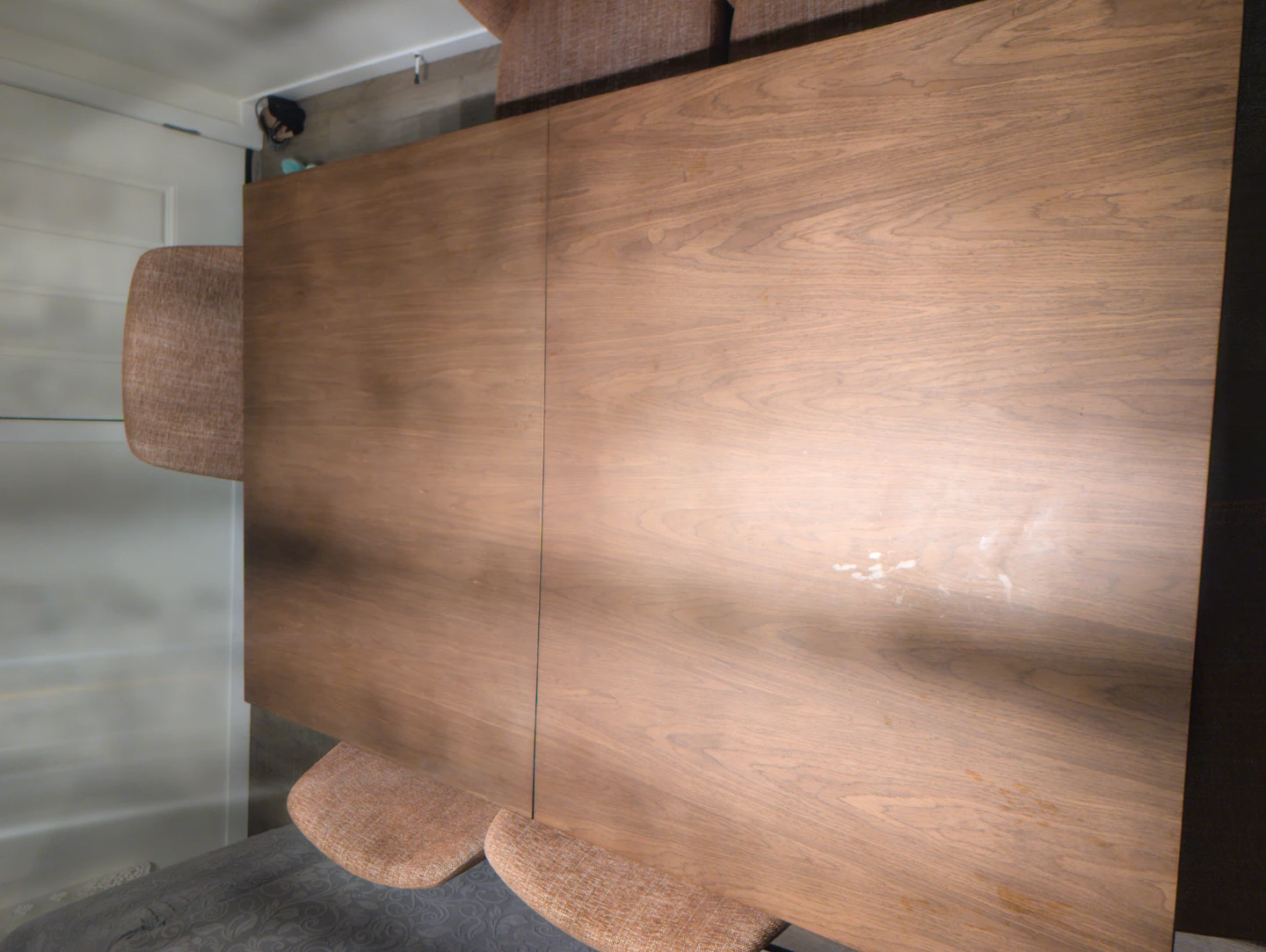 Walnut Stained Extension Dining Table - photo 2