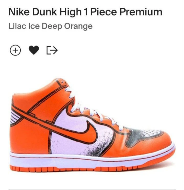 Nike Dunk High Orange Sneakers - photo 5