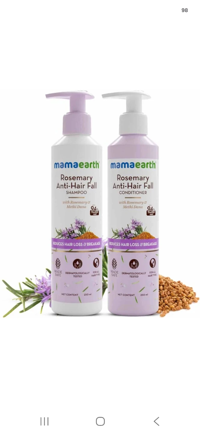 Mamaearth Rosemary Anti-Hair Fall Shampoo & Conditioner