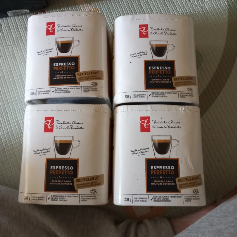 4 PC Espresso Perfetto Coffee boxes