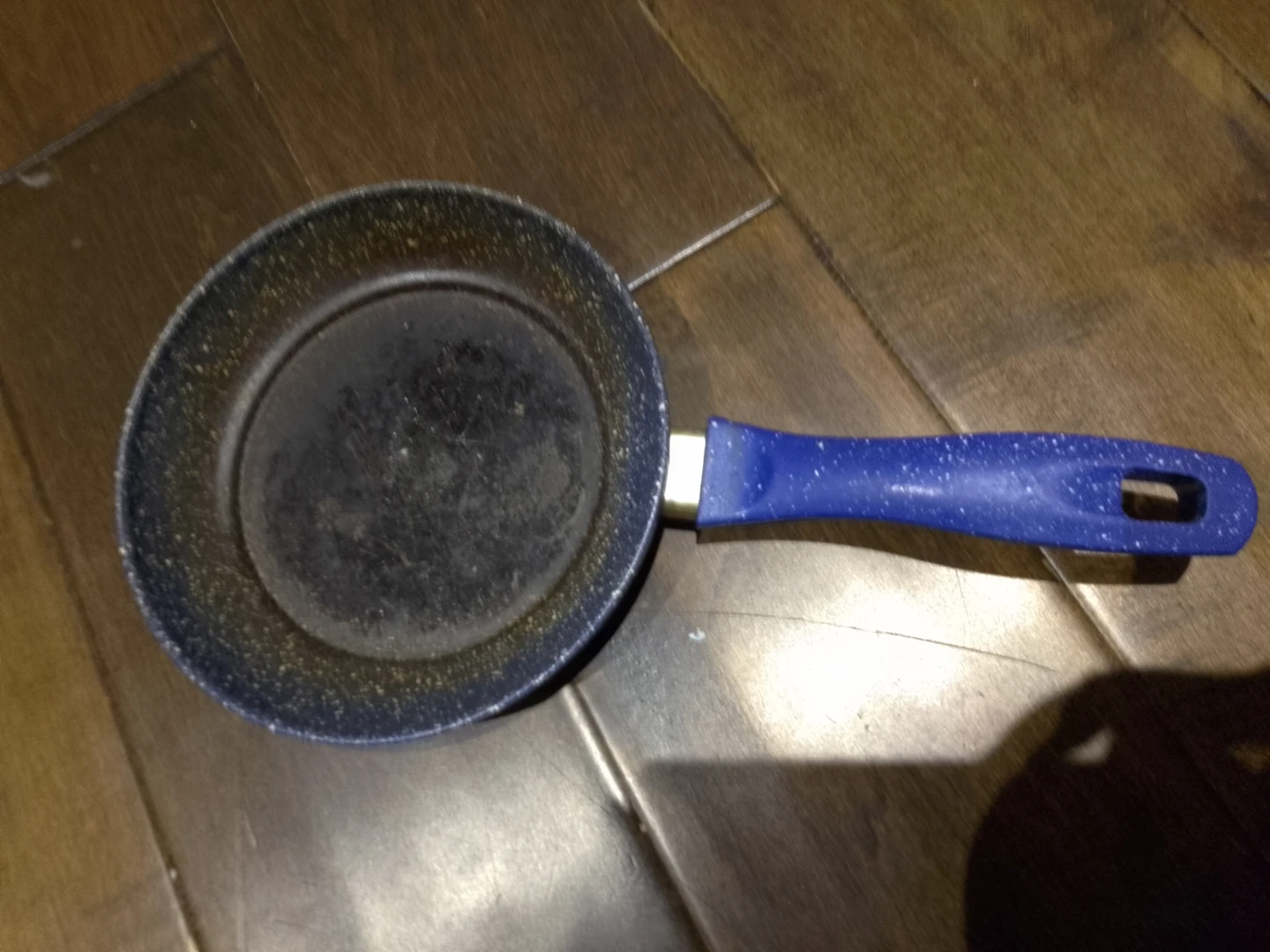 Blue Speckled Non-Stick Frying Pan 🏈