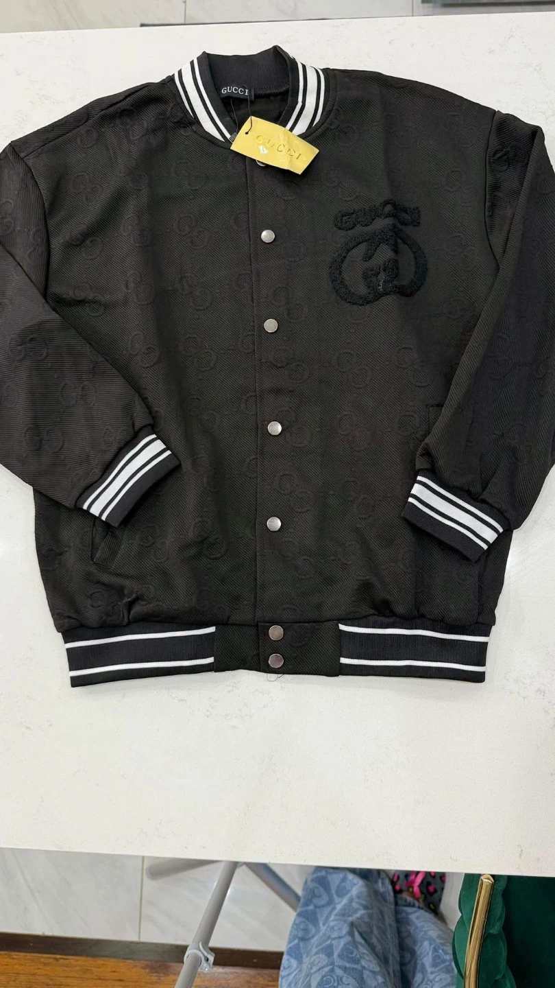 Gucci Black Varsity Jacket