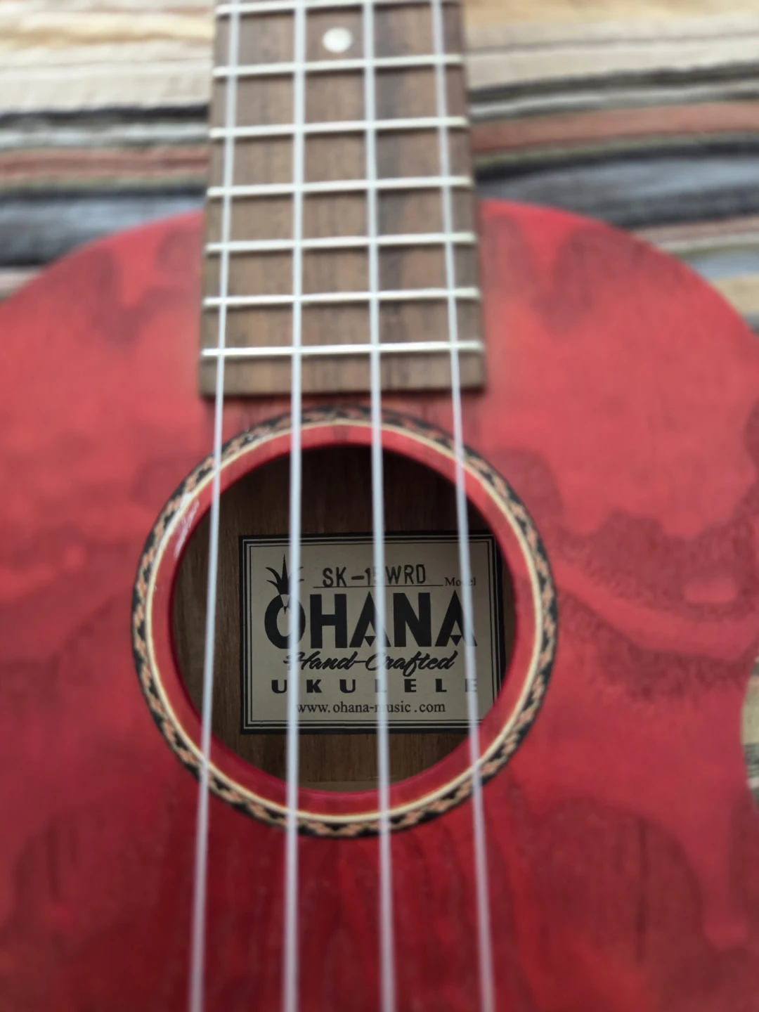 Ohana SK-15WR Soprano Ukulele with Case - photo 2