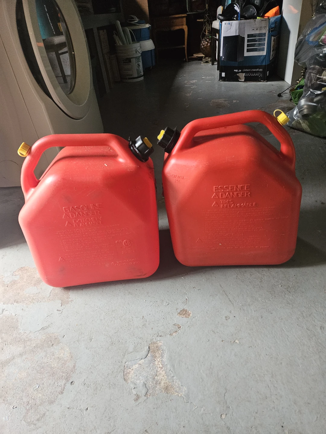 Two 25L Red Gasoline Cans - photo 2